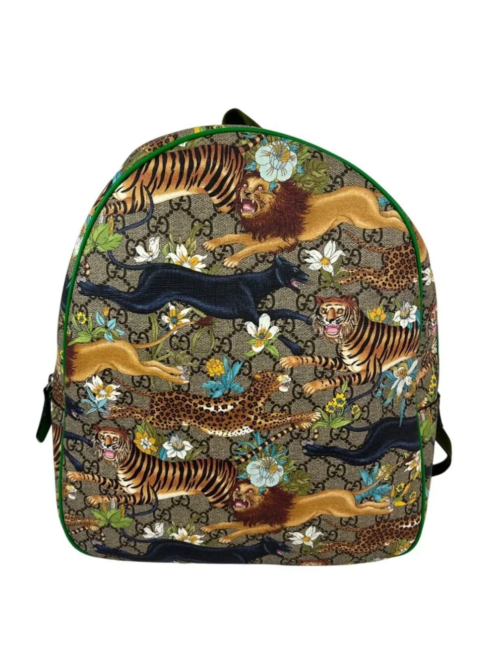 Gucci GG Supreme Feline Childrens Dome Multicolor Backpack